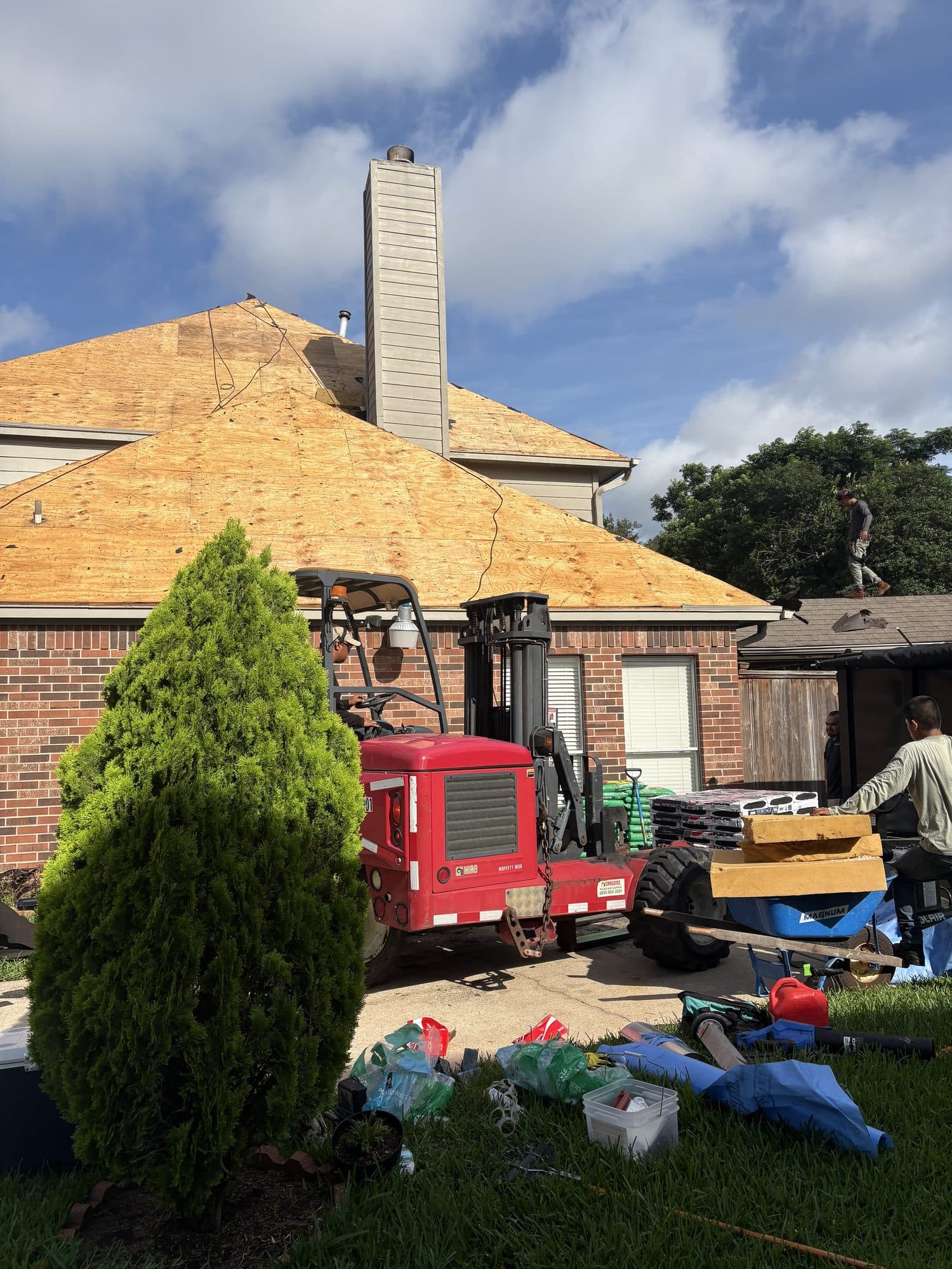 Whole-House Roof Replacement in The Woodlands, Texas by Tex-Mex Roofing